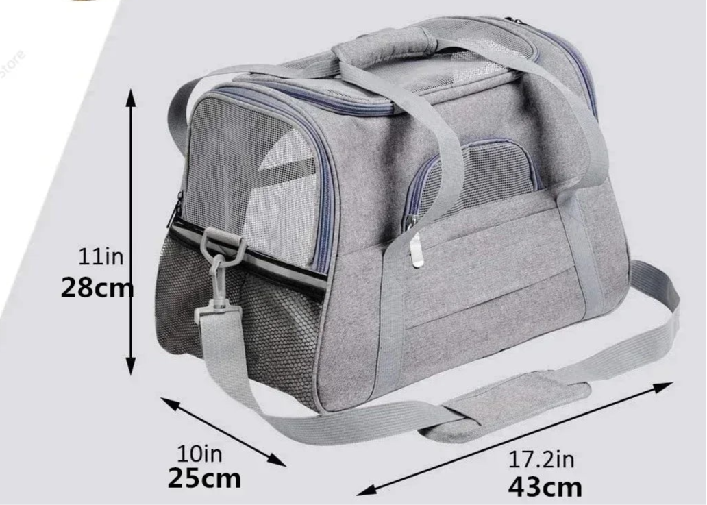 Sac Transport Aviation Chien - Conforme Compagnies - Anti-Suffocation