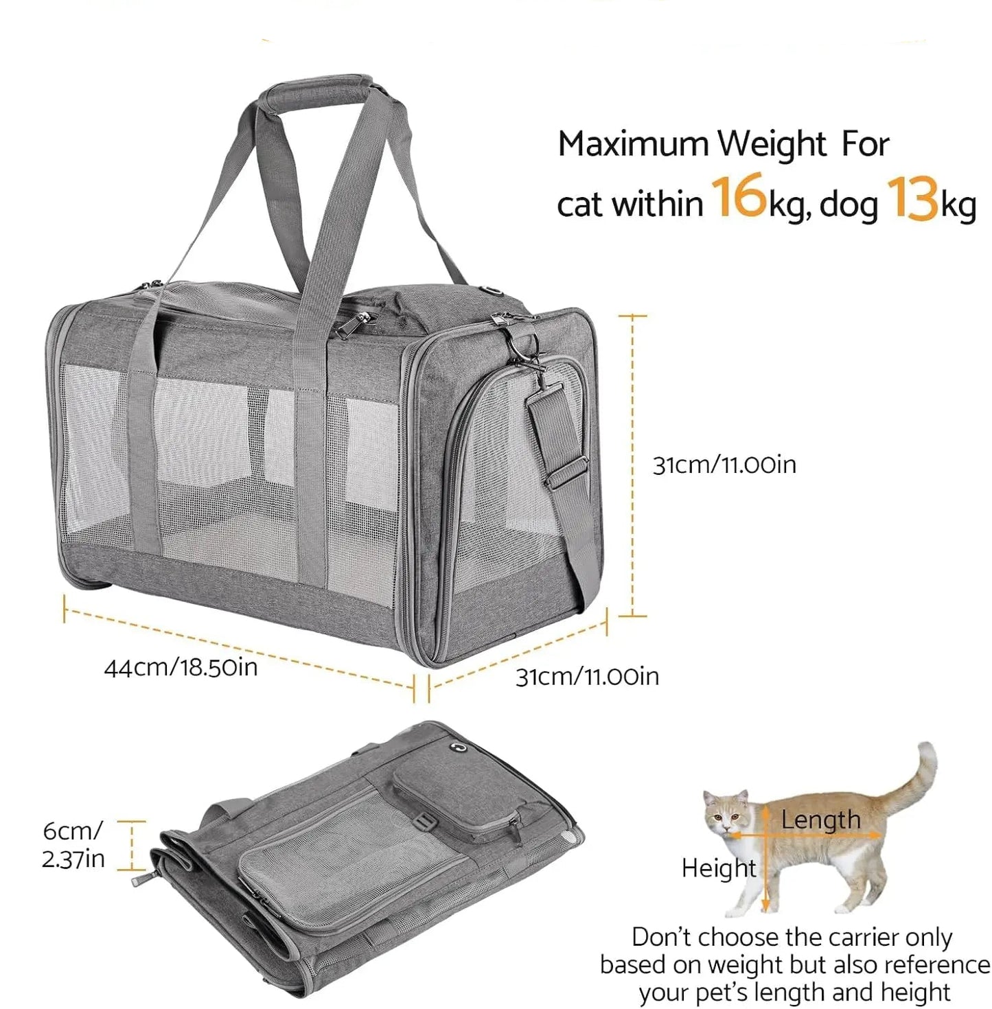 Sac de transport pour petit chien