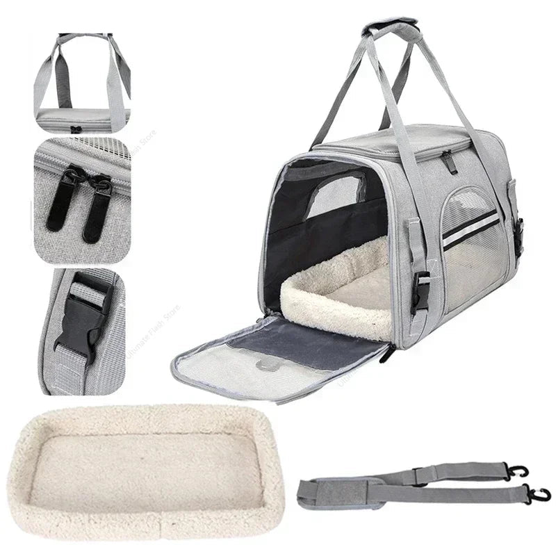 Sac Transport Aviation Chien - Conforme Compagnies - Anti-Suffocation