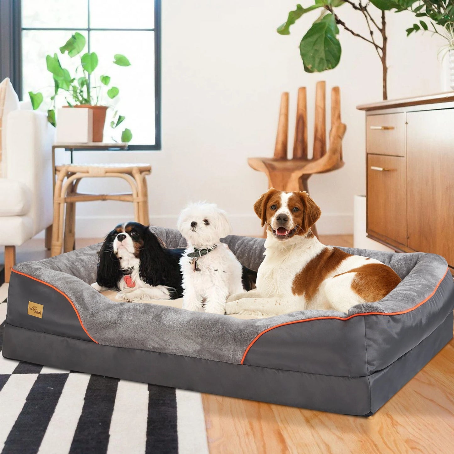 Panier XXL Chien - Assez Grand Pour 2 - 100% Coton - 5 Tailles