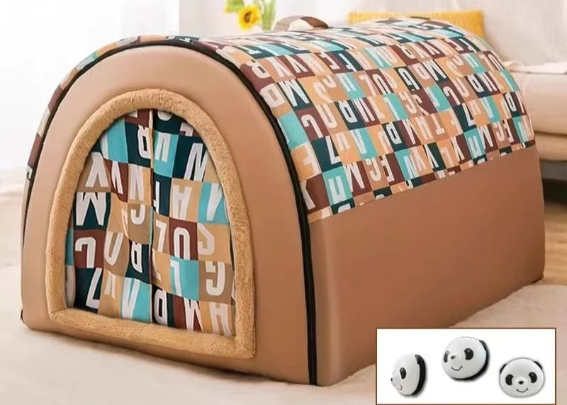 Panier Chauffant Chien - 100% Coton - Lavable Machine - 1,3kg