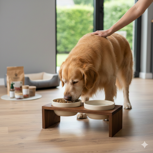 Pourquoi envisager de mettre la gamelle du chien en hauteur ?