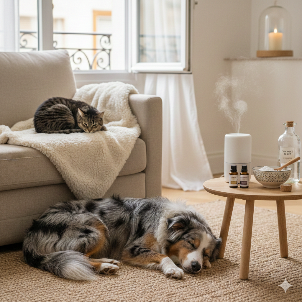 Pourquoi l'odeur de nos intérieurs impacte-t-elle nos chiens ?