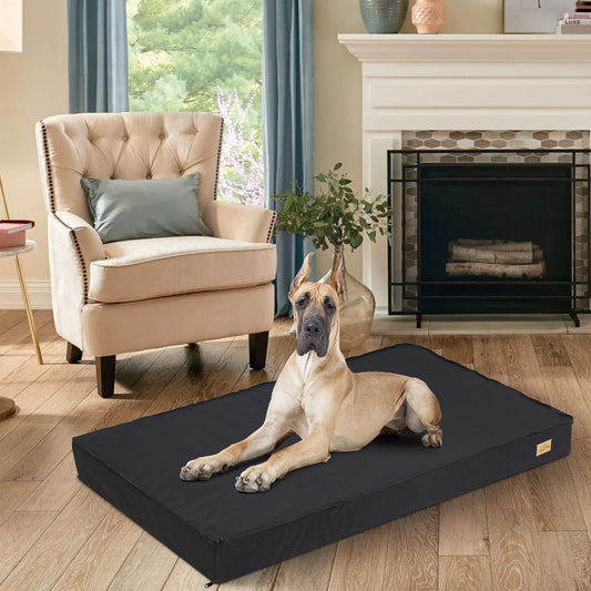 Panier Orthopédique Étanche Chien - 2-en-1 Hiver/Été - 4 Tailles
