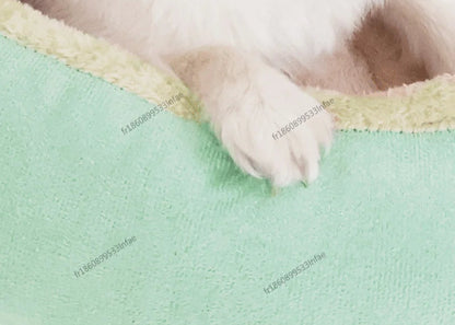 Panier Tout Doux Chat - Plush Premium - Bords Relevés - 4 Couleurs