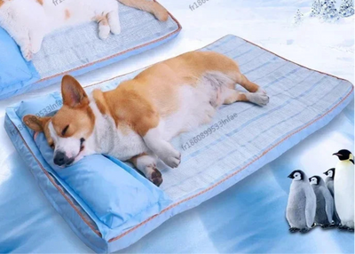 Orthopédique panier rafraichissant pour chien - Bords Relevés - Housse Lavable