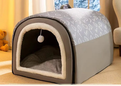Panier Chauffant Chien - 100% Coton - Lavable Machine - 1,3kg