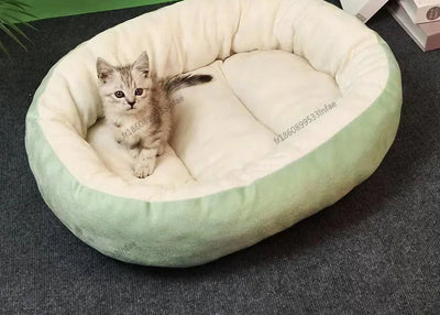 Panier Tout Doux Chat - Plush Premium - Bords Relevés - 4 Couleurs