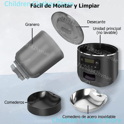 Distributeur Automatique Programmable pour Chat avec Écran LCD - 4 Litres