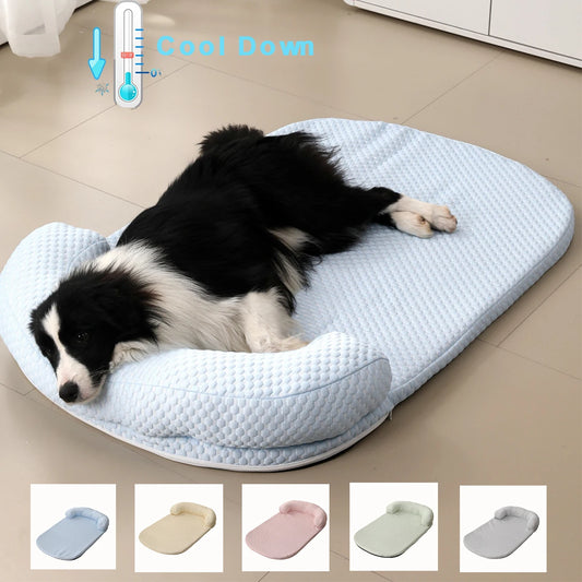 Tapis Rafraîchissant Ice Silk Chien Chat - Mousse 3D - 4 Tailles
