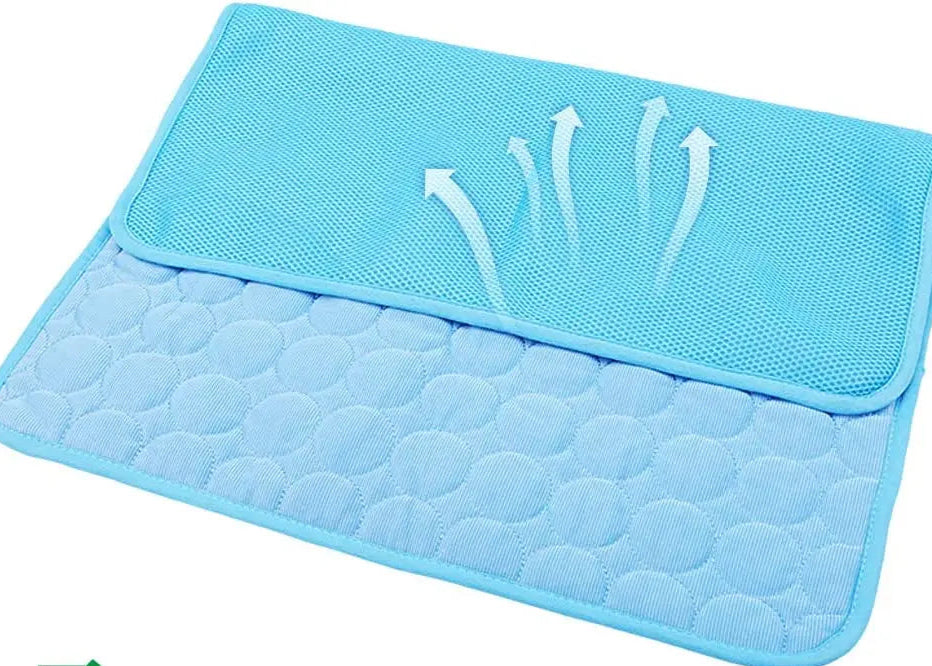 Tapis Rafraîchissant Chat - Fibres Techniques - Lavable Machine