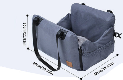 Siège Auto Chien - Airbag Gonflable - Lavable - Races Moyenne