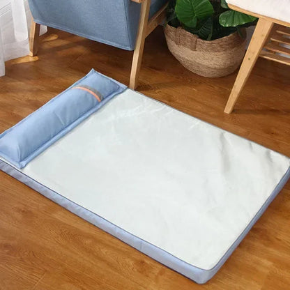 Orthopédique panier rafraichissant pour chien - Bords Relevés - Housse Lavable