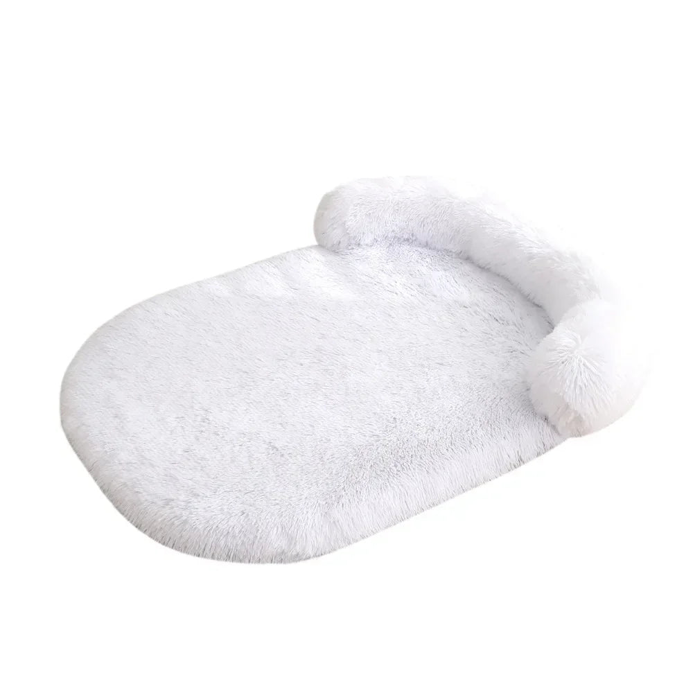 Lit Douillet Chien Chat - Peluche Épaisse - Orthopédique Hiver