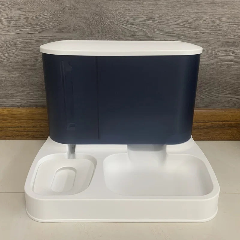 Distributeur Automatique de Croquettes pour Chien - Gamelle Double Fonction 3,5L