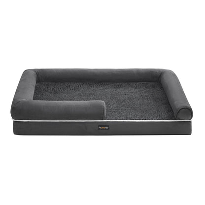 Panier Orthopédique Grand Chien - Bords Relevés - Housse Lavable 120x85cm