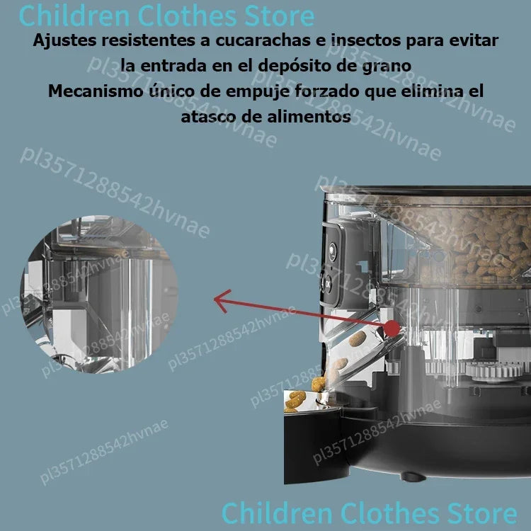 Distributeur Automatique Programmable pour Chat avec Écran LCD - 4 Litres