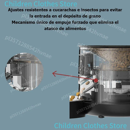 Distributeur Automatique Programmable pour Chat avec Écran LCD - 4 Litres