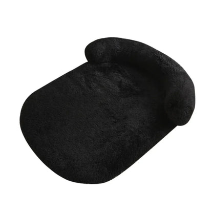 Lit Douillet Chien Chat - Peluche Épaisse - Orthopédique Hiver