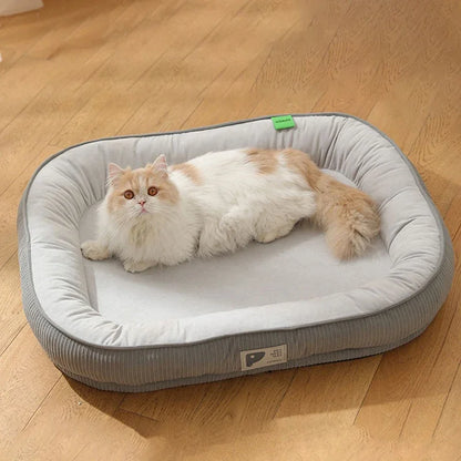 Panier Orthopédique Petit Chien - 100% Coton - Design Enveloppant