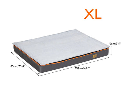 Matelas Orthopédique M Chien - 2-en-1 Hiver/Été - Poignée Transport