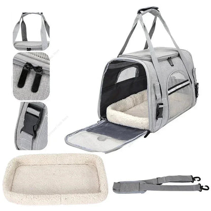 Sac Transport Aviation Chien - Conforme Compagnies - Anti-Suffocation