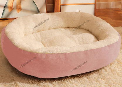 Panier Tout Doux Chat - Plush Premium - Bords Relevés - 4 Couleurs