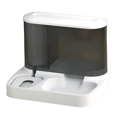 Distributeur Automatique de Croquettes pour Chien - Gamelle Double Fonction 3,5L