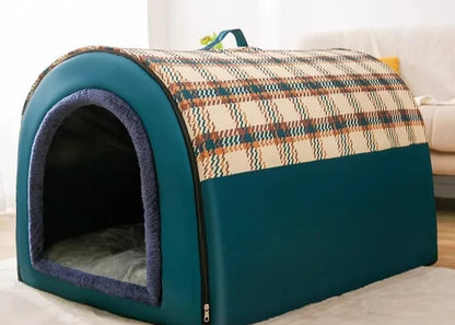 Panier Chauffant Chien - 100% Coton - Lavable Machine - 1,3kg