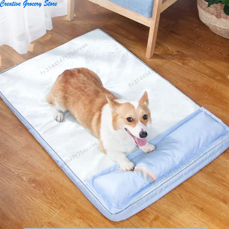 Panier Rafraîchissant Lavable Chien - Housse Machine - Orthopédique