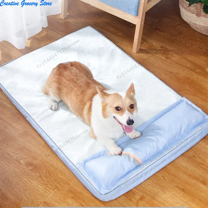 Panier Rafraîchissant Lavable Chien - Housse Machine - Orthopédique