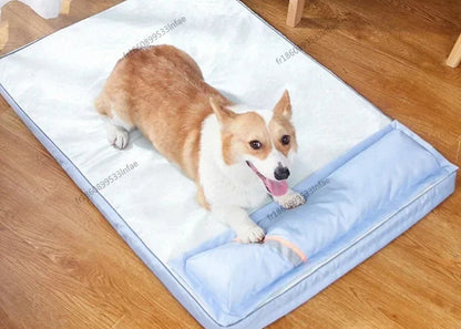 Orthopédique panier rafraichissant pour chien - Bords Relevés - Housse Lavable