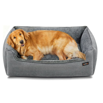 Panier Chien Bords Relevés - Housse Lavable Amovible - Antidérapant XL