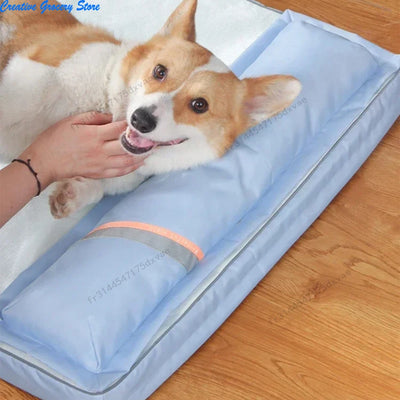 Panier Rafraîchissant Lavable Chien - Housse Machine - Orthopédique