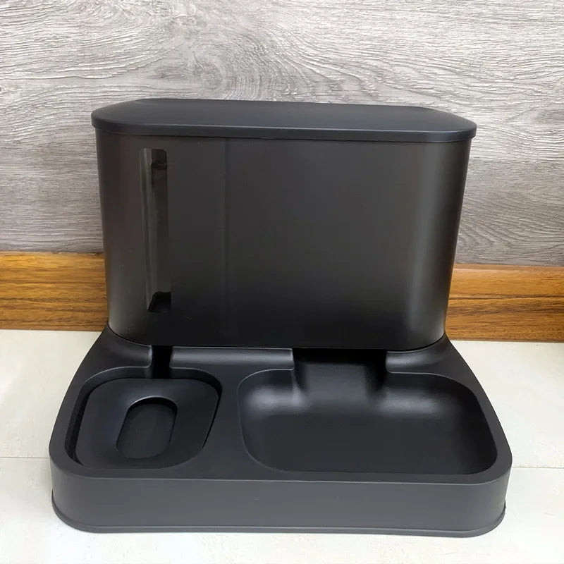 Distributeur Automatique de Croquettes pour Chien - Gamelle Double Fonction 3,5L