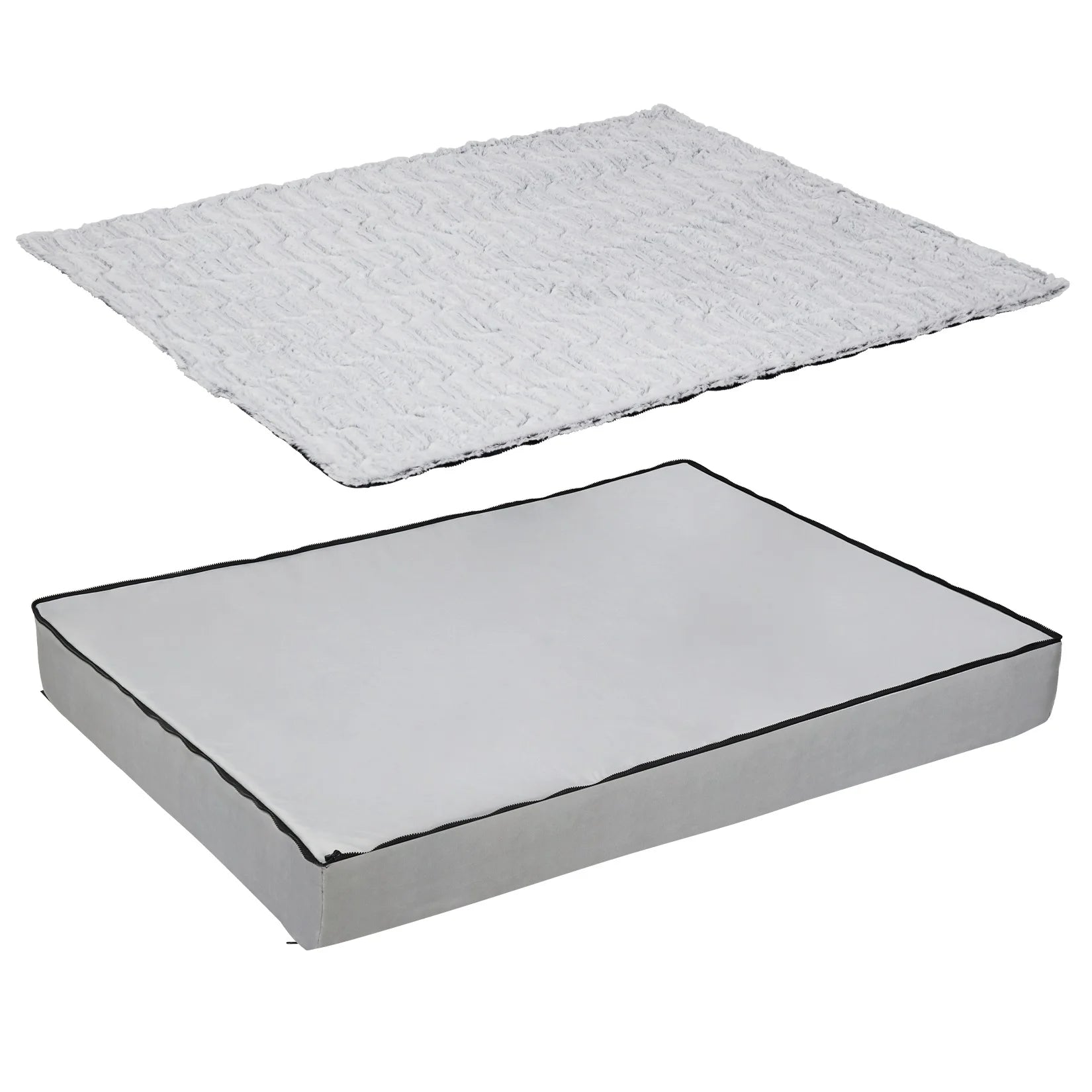 mattress topper on a white background