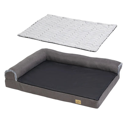 Panier Orthopédique XXL Chien - 2-en-1 Été/Hiver - Forme Canapé